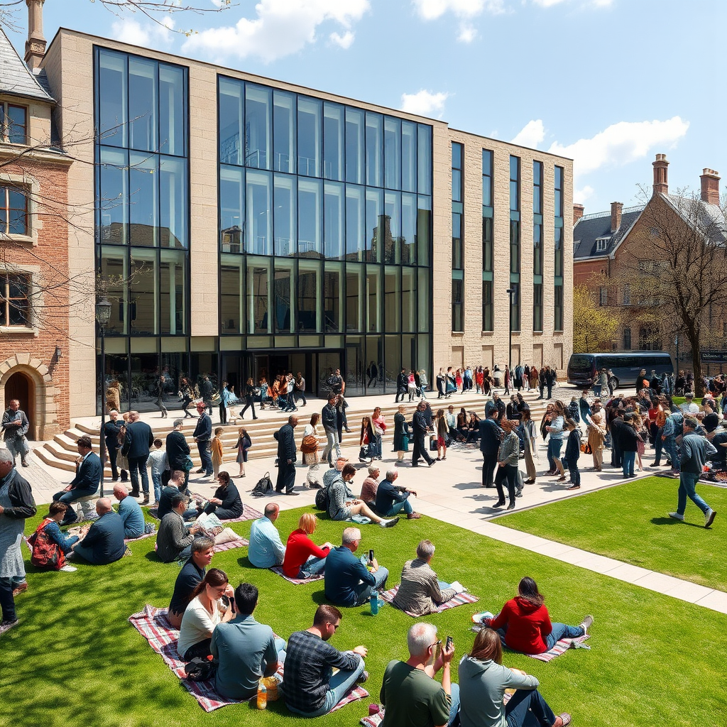 Huge turnout as university's £185m centre throws open doors